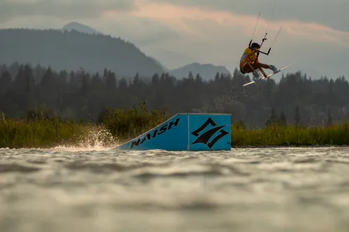 The Naish Kicker. Rider: Sensi Graves. Photo: Andre Maguro