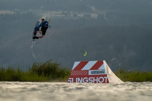 The Slingshot Kicker. Rider: Xander Raith. Photo: Andre Maguro